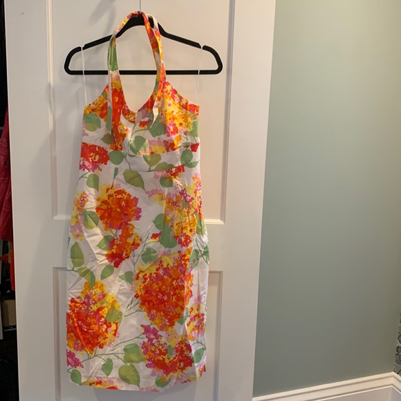 Boden Dresses & Skirts - Boden hydrangea print halter dress - 8L